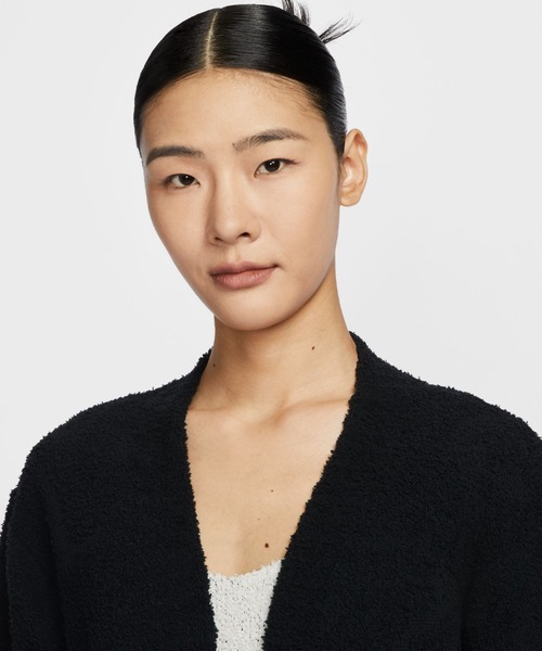 Nike ブラック カーディガン Sサイズ セール】ナイキ スポーツウェア フェニックス コージー ブークレ