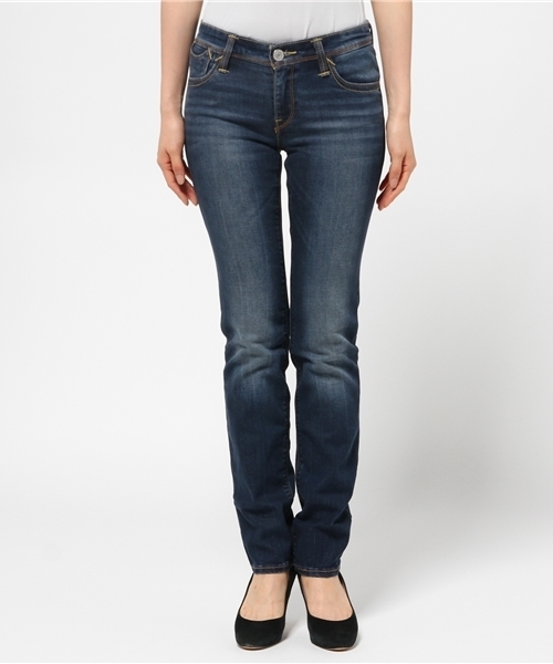 Levi's（リーバイス）の「712-アジアンスリム/ダークカラー/11oz ストレッチデニム（デニムパンツ・レディース・インディゴブルー・27inch/26inch/24inch/25inch/23inch/28inch）」の2枚目の写真