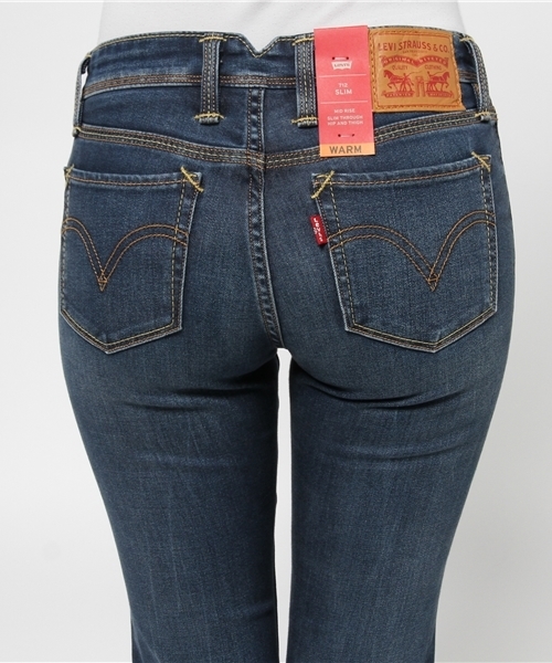Levi's（リーバイス）の「712-アジアンスリム/ダークカラー/11oz ストレッチデニム（デニムパンツ・レディース・インディゴブルー・27inch/26inch/24inch/25inch/23inch/28inch）」の9枚目の写真