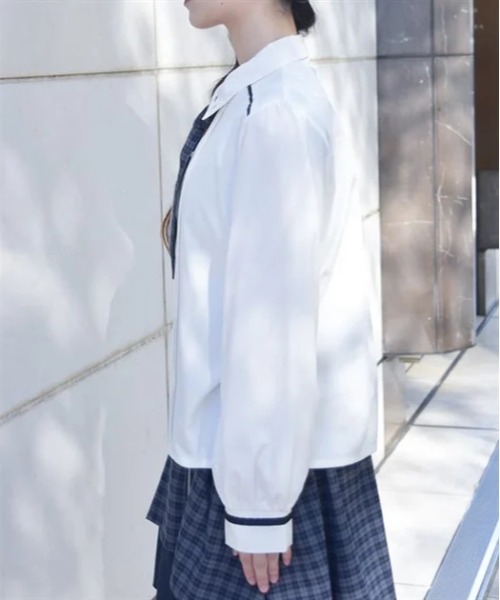 axes femme(アクシーズファム)の「チェーンタイセットブラウス(シャツ/ブラウス・レディース・ブラック/ホワイト・FREE)」の5枚目の写真