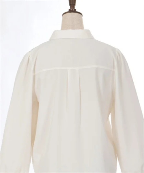 axes femme(アクシーズファム)の「チェーンタイセットブラウス(シャツ/ブラウス・レディース・ブラック/ホワイト・FREE)」の16枚目の写真