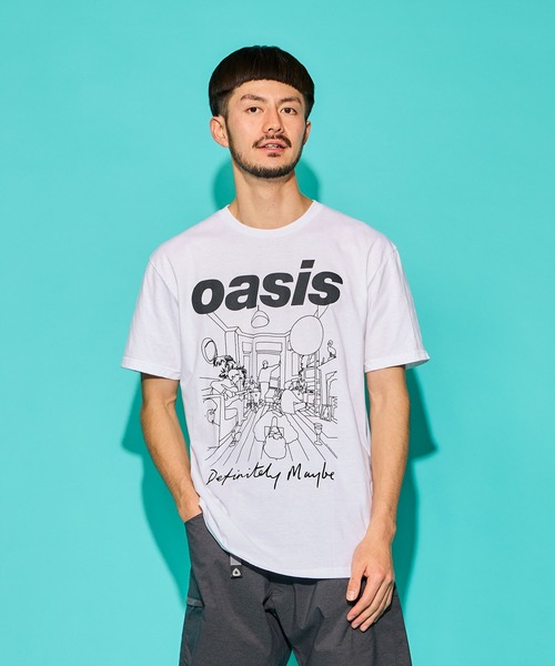 oasis ホワイト Tシャツ Mサイズ tower_6425958
