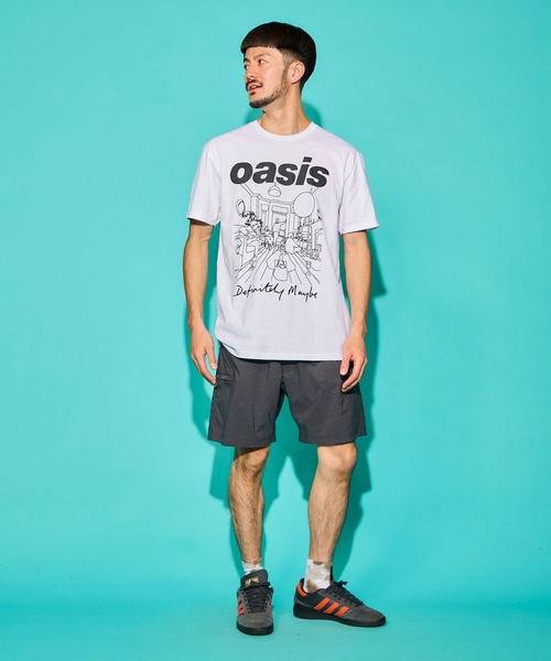 オアシス tシャツ Definitely Maybe サイズL oasis Oasis / オアシス - DEFINITELY MAYBE Tシャツ(ブラック) | T