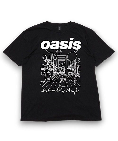 MUSIC TEE(ミュージックティー)の「OASIS“DEFINITELY MAYBE LINE DRAWING” - オアシス "ディフィニトリー メイビー ライン ドローイング”(Tシャツ/カットソー・メンズ・ホワイト/ブラック・MEDIUM/LARGE/X-LARGE)」の12枚目の写真