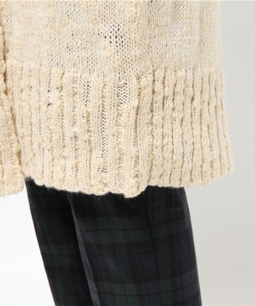 ivory court（アイボリーコート）の「LONG ガウン◆（カーディガン/ボレロ・レディース・アイボリー/チャコールグレー・FREE）」の11枚目の写真