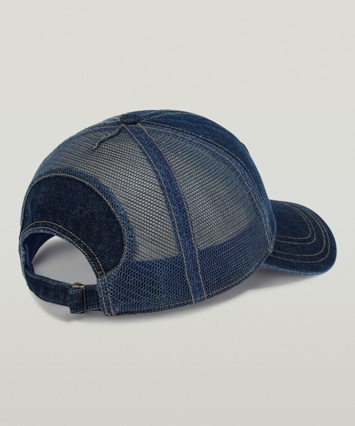 DENIM EMBRO BASEBALL TRUCKER CAP/デニムベースボールメッシュ