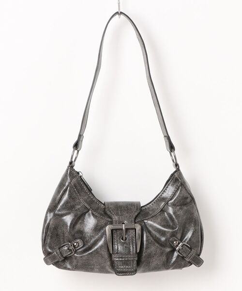 florist（フローリスト）の「ヴィンテージレザーライクベルトデザインY2Kハンドバッグ（ハンドバッグ・レディース・ブラック/モカ/ダークグレー・FREE）」の20枚目の写真