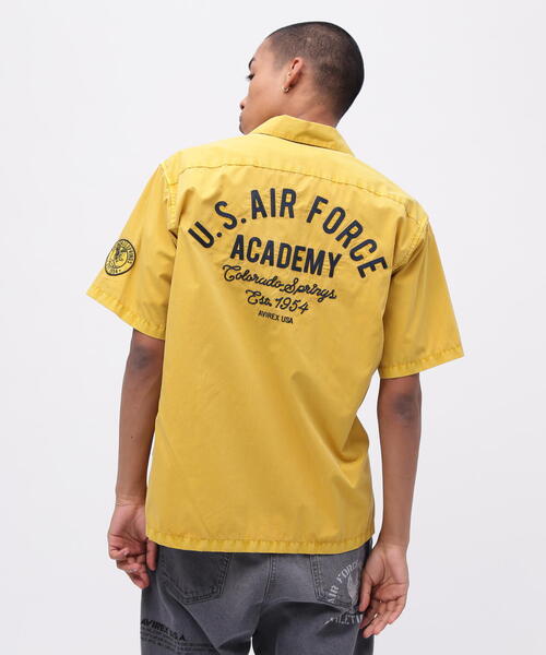AVIREX（アヴィレックス）の「FADED WORK SHIRT "USAFA" / フェイド 半袖ワークシャツ / AVIREX / アヴィレックス（シャツ/ブラウス・メンズ・ブラウン/グリーン/チャコール/マスタード・MEDIUM/LARGE/X-LARGE/XX-LARGE）」の13枚目の写真