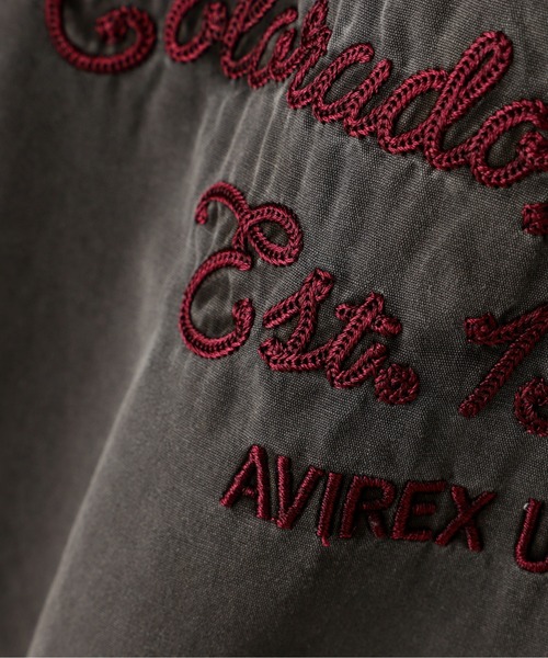 AVIREX（アヴィレックス）の「FADED WORK SHIRT "USAFA" / フェイド 半袖ワークシャツ / AVIREX / アヴィレックス（シャツ/ブラウス・メンズ・ブラウン/グリーン/チャコール/マスタード・MEDIUM/LARGE/X-LARGE/XX-LARGE）」の5枚目の写真