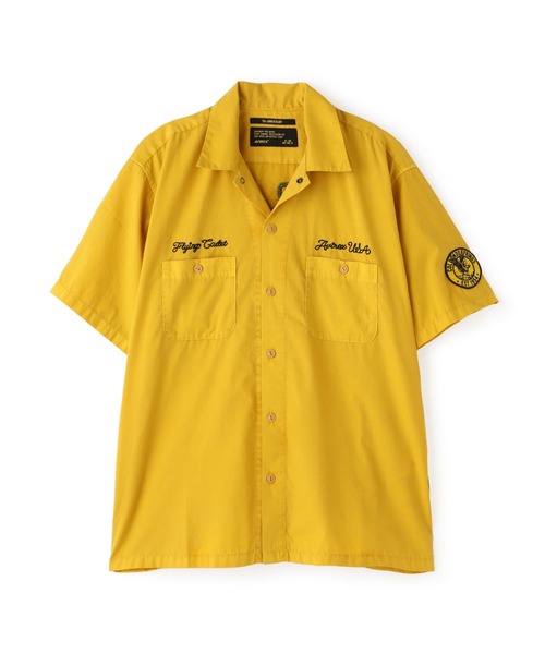 FADED WORK SHIRT 'USAFA' / フェイド 半袖ワークシャツ / AVIREX