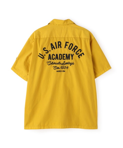 AVIREX（アヴィレックス）の「FADED WORK SHIRT "USAFA" / フェイド 半袖ワークシャツ / AVIREX / アヴィレックス（シャツ/ブラウス・メンズ・ブラウン/グリーン/チャコール/マスタード・MEDIUM/LARGE/X-LARGE/XX-LARGE）」の9枚目の写真