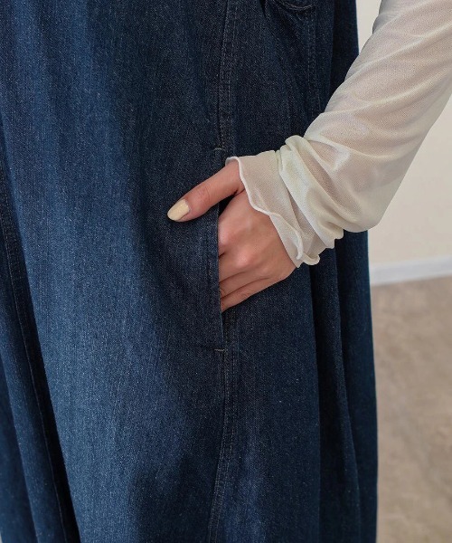 美品 go slow caravan ミリロピュール ボーリングピンジャンスカ go slow caravan（ゴースローキャラバン）の「mililopiulu