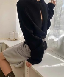 MAISON DE THERESE | バックオープン　クルーネックニット(ニット/セーター)