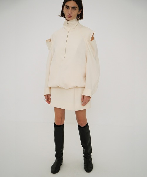 【新作】CLANE（クラネ）　ワイドベルトミニスカート CLANE - ミニスカート - WIDE BELT CONSTRUCTIVE MINI SKIRT
