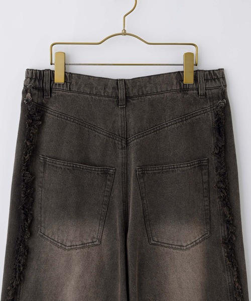 セール】【cussil/クシル】【12oz】 ルーズシルエットフリンジ