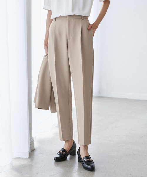 セール】【花粉ガード】360°ウルトラストレッチ テーパードスラックス