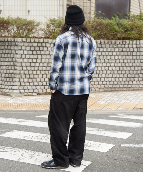 VENCEEXCHANGE（ヴァンスエクスチェンジ）の「U.S COTTON チェックシャツ（シャツ/ブラウス・メンズ・ブラック/ピンク/ブルー系/カーキ/レッド系・M/L）」の9枚目の写真