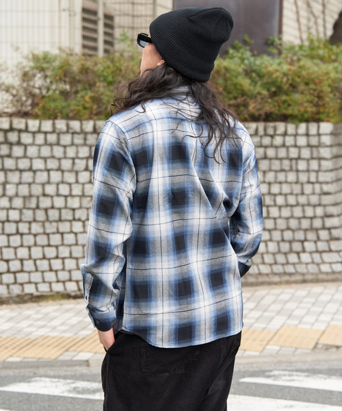 VENCEEXCHANGE（ヴァンスエクスチェンジ）の「U.S COTTON チェックシャツ（シャツ/ブラウス・メンズ・ブラック/ピンク/ブルー系/カーキ/レッド系・M/L）」の7枚目の写真