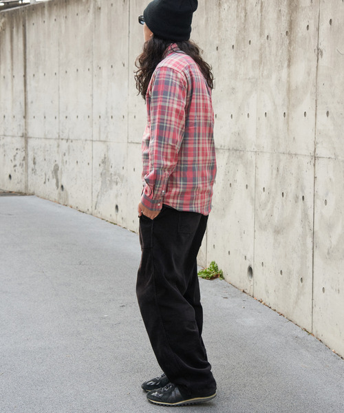 VENCEEXCHANGE（ヴァンスエクスチェンジ）の「U.S COTTON チェックシャツ（シャツ/ブラウス・メンズ・ブラック/ピンク/ブルー系/カーキ/レッド系・M/L）」の19枚目の写真