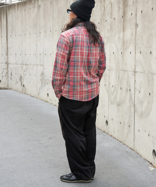 VENCEEXCHANGE（ヴァンスエクスチェンジ）の「U.S COTTON チェックシャツ（シャツ/ブラウス・メンズ・ブラック/ピンク/ブルー系/カーキ/レッド系・M/L）」の20枚目の写真