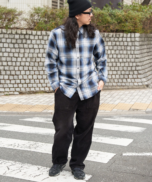 VENCEEXCHANGE（ヴァンスエクスチェンジ）の「U.S COTTON チェックシャツ（シャツ/ブラウス・メンズ・ブラック/ピンク/ブルー系/カーキ/レッド系・M/L）」の10枚目の写真