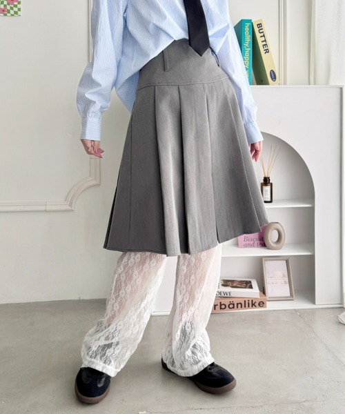 美品⭐︎LANVAN SPORT ミディ丈 サイズ38(M) プリーツスカート 美品⭐︎LANVAN SPORT ミディ丈 サイズ38(M) プリーツスカート