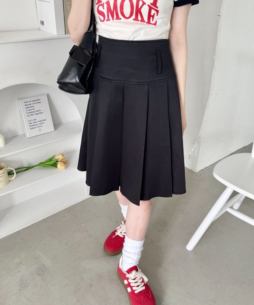美品⭐︎LANVAN SPORT ミディ丈 サイズ38(M) プリーツスカート LANVIN SPORT スカート 38サイズ