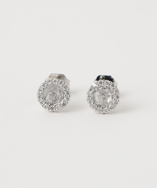 BEAUTY&YOUTH UNITED ARROWS（ビューティーアンドユースユナイテッドアローズ）の「ガラス フラワーモチーフ ピアス（ピアス（両耳用）・レディース・ブラック/その他1/パープル・FREE）」の3枚目の写真