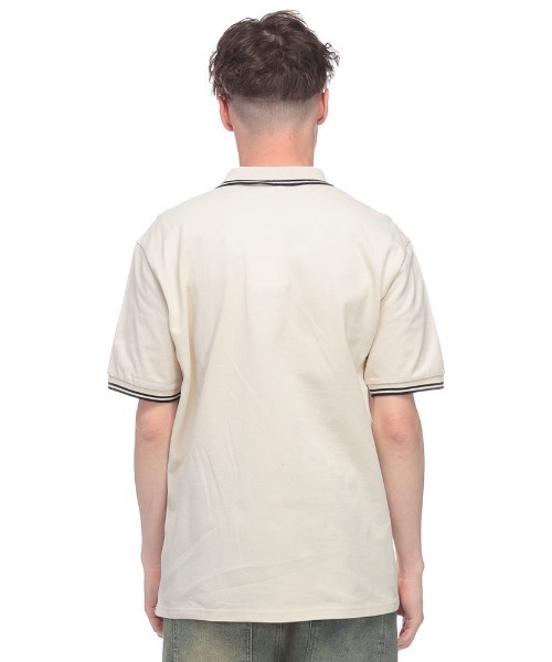 U.S. POLO ASSN.(ユーエスポロアッスン)の「U.S. POLO ASSN. 鹿の子 ライン 半袖 ポロシャツ PLM42114(ポロシャツ・メンズ・アイボリー/ネイビー/ブラック×ホワイト/ブラック×ゴールド/ダークブラウン/グリーン・M/L/LL)」の14枚目の写真