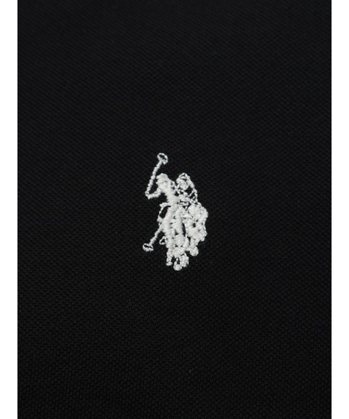 U.S. POLO ASSN.(ユーエスポロアッスン)の「U.S. POLO ASSN. 鹿の子 ライン 半袖 ポロシャツ PLM42114(ポロシャツ・メンズ・アイボリー/ネイビー/ブラック×ホワイト/ブラック×ゴールド/ダークブラウン/グリーン・M/L/LL)」の21枚目の写真