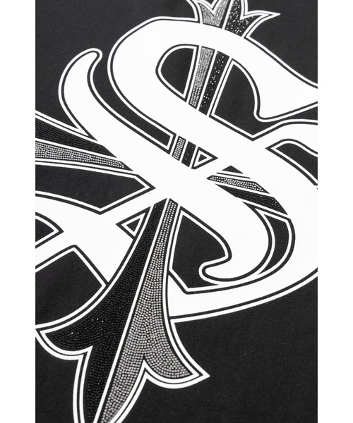 SUPPLIER(サプライヤー)の「ティーシャツ|2-Tone Rhinestone Cross Tee|SUPPLIER(Tシャツ/カットソー・メンズ・ホワイト/ブラック/ベージュ・XXL/S/M/L/XL)」の16枚目の写真
