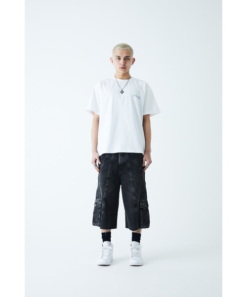 SUPPLIER(サプライヤー)の「ティーシャツ|2-Tone Rhinestone Cross Tee|SUPPLIER(Tシャツ/カットソー・メンズ・ホワイト/ブラック/ベージュ・XXL/S/M/L/XL)」の21枚目の写真