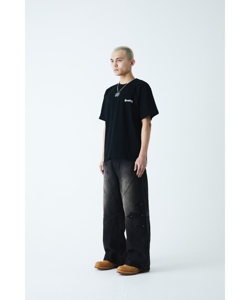 SUPPLIER(サプライヤー)の「ティーシャツ|2-Tone Rhinestone Cross Tee|SUPPLIER(Tシャツ/カットソー・メンズ・ホワイト/ブラック/ベージュ・XXL/S/M/L/XL)」の6枚目の写真