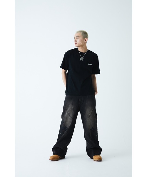 SUPPLIER(サプライヤー)の「ティーシャツ|2-Tone Rhinestone Cross Tee|SUPPLIER(Tシャツ/カットソー・メンズ・ホワイト/ブラック/ベージュ・XXL/S/M/L/XL)」の9枚目の写真
