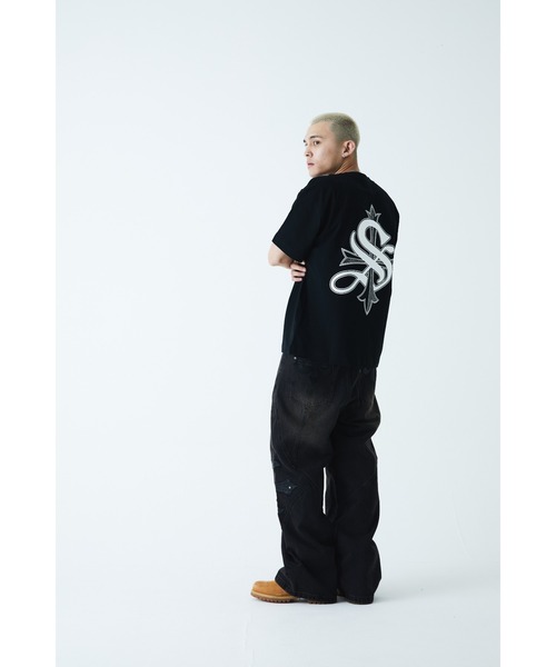 SUPPLIER(サプライヤー)の「ティーシャツ|2-Tone Rhinestone Cross Tee|SUPPLIER(Tシャツ/カットソー・メンズ・ホワイト/ブラック/ベージュ・XXL/S/M/L/XL)」の10枚目の写真