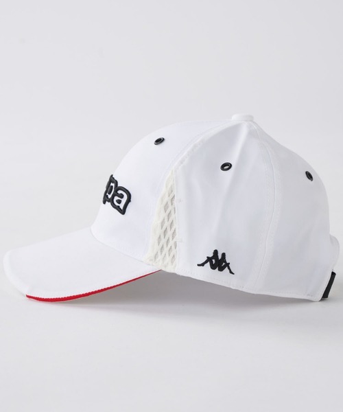 Kappa（カッパ）の「ロゴ刺繍キャップ（キャップ・メンズ・グリーン/レッド/ホワイト/ブラック・FREE）」の6枚目の写真
