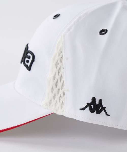 Kappa（カッパ）の「ロゴ刺繍キャップ（キャップ・メンズ・グリーン/レッド/ホワイト/ブラック・FREE）」の8枚目の写真