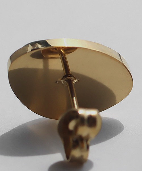 abaskdesign(アバスクデザイン)の「金属アレルギー対応 アシメデザイン天然石ピアス(ピアス(両耳用)・レディース・ゴールド・FREE)」の14枚目の写真