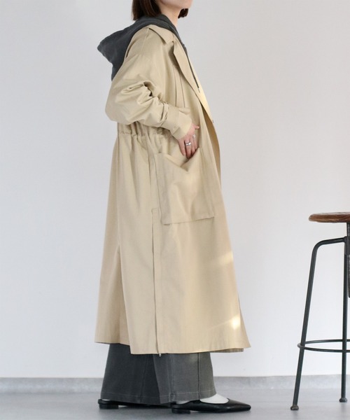cepo(セポ)の「〈セットアップ対応〉16/10 ワンポイントロゴ裏毛ワイドスウェットパンツ(スウェットパンツ・レディース・チャコール/オフホワイト・M)」の12枚目の写真