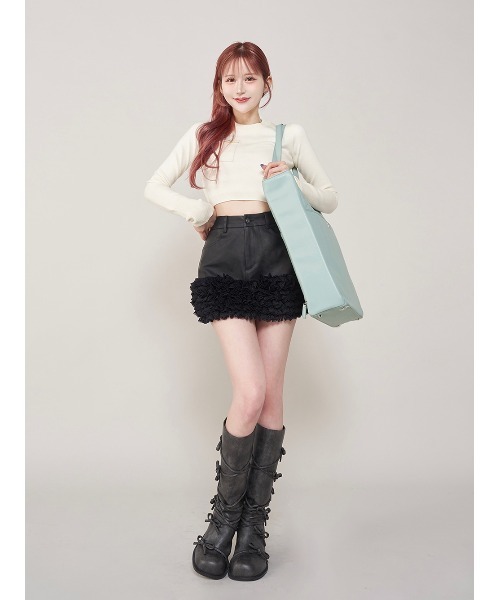 Darich(ダーリッチ)の「レースアップリボンブーツ(ブーツ・レディース・ブラック/ブラウン・M/XS/S/L/XL)」の21枚目の写真