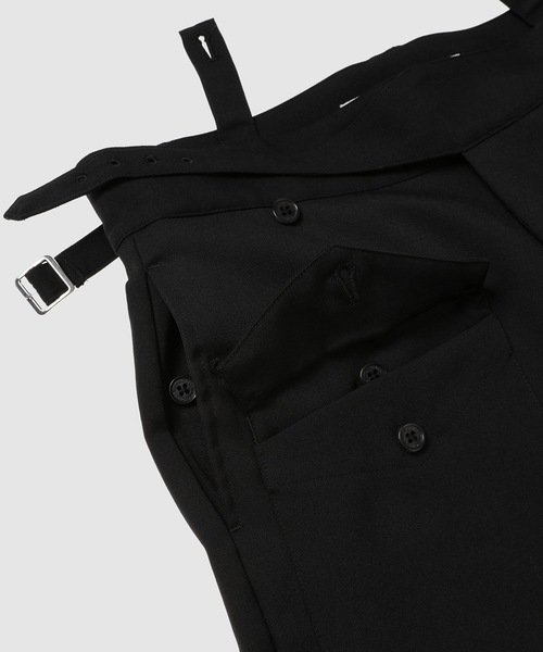 DAIRIKU(ダイリク)の「Tailored Hem Layered Wool Slacks(スラックス・メンズ・ブラック・29)」の5枚目の写真