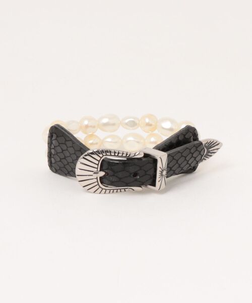 【極美品】TOGA PULLA レザーブレスレット Leather bangle すぐ届く・国内発】 TOGA PULLA / Leather bangle / バングル