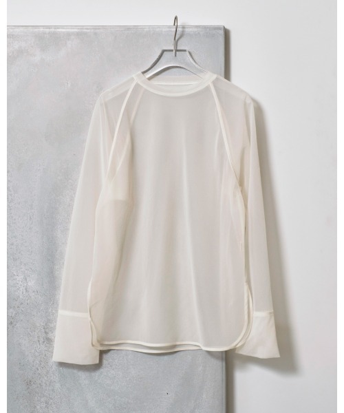 tシャツ SHEER RINGER RAGLAN LONG SLEEVE レディース メンズ M TO R tシャツ SHEER RINGER RAGLAN LONG SLEEVE レディース