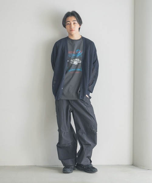 LOWRYS FARM（ローリーズファーム）の「ナイロンワイドカーゴパンツ　327281（カーゴパンツ・メンズ・カーキ/グレー/ブラック・MEDIUM/LARGE）」の19枚目の写真