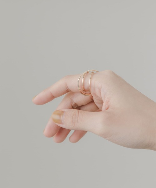 SMELLY（スメリー）の「スリムラインリング（リング・レディース・ゴールド・13号）」の2枚目の写真