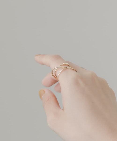 SMELLY（スメリー）の「スリムラインリング（リング・レディース・ゴールド・13号）」の3枚目の写真