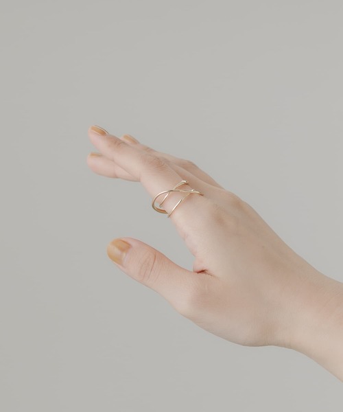 SMELLY（スメリー）の「スリムラインリング（リング・レディース・ゴールド・13号）」の4枚目の写真