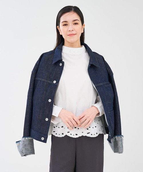 collex(コレックス)の「レース切替スタインドカラーブラウス(シャツ/ブラウス・レディース・ブラック/オフホワイト・フリー)」の19枚目の写真