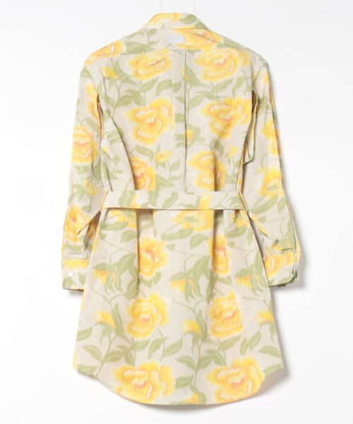 KENZO(ケンゾー)の「'KENZO Peonies' KIMONO スリーブ シャツ ドレス(ドレス・レディース・ホワイト系その他・X-SMALL/SMALL)」の3枚目の写真