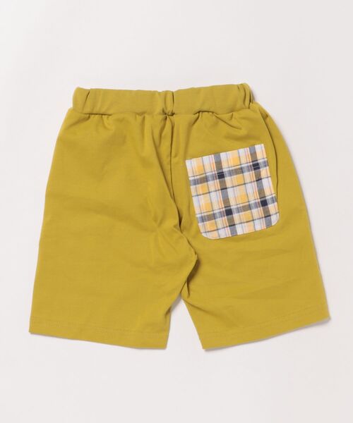 Tappet（タペット）の「チェック切り替えショートパンツ（その他パンツ・キッズ・イエロー/ネイビー・80ｃｍ/90cm/140cm/120cm/130cm/150cm/110cm/100cm）」の3枚目の写真